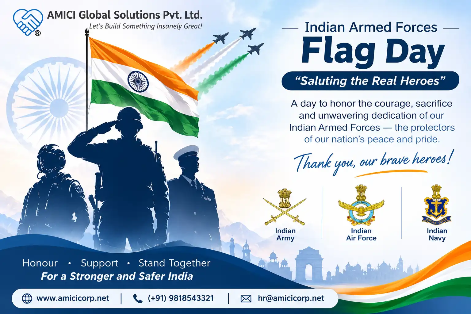 Indian Armed Forces Flag Day: Saluting the Real Heroes